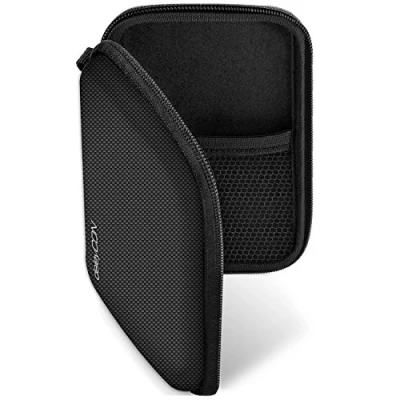 Afbeelding van deleyCON Navigatie Tas Case voor Navigatieapparaten 4,3 Inch &amp; 5 (14,6 x 9,3 3,4 cm) Robuust Stootvast 2 Binnenvakken Zwart