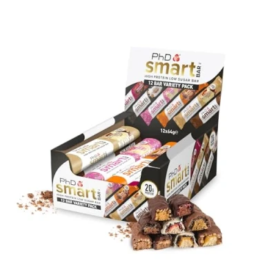 Afbeelding van PHD SB VB Smart Bar High Protein Niet Veganistisch Pack of 12