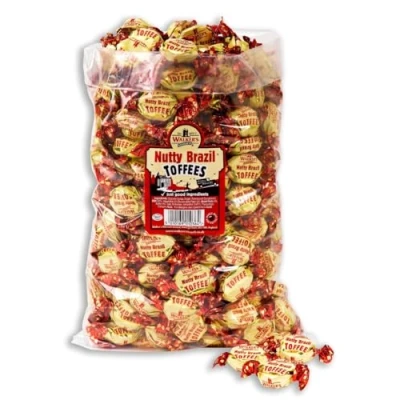 Afbeelding van Walkers Nutty Brazil Toffees 2,5 KG
