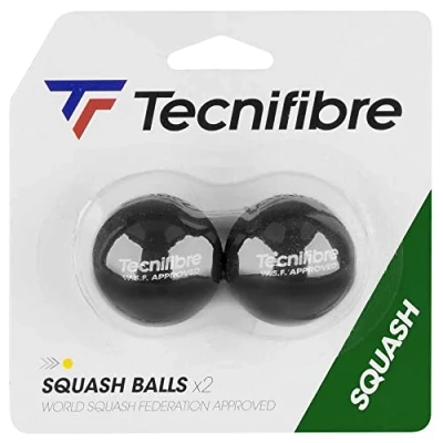 Afbeelding van Tecnifibre Double Yellow Dot Squash Balls 1 doz by