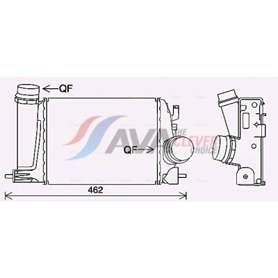 Afbeelding van Ava Cooling Interkoeler DN4451