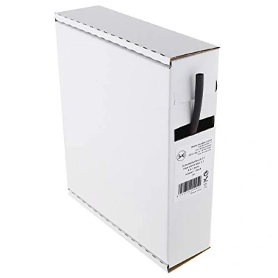 Afbeelding van Krimpkous zwart 3:1, 4,8 1,6 mm, 7 meter dispenserbox