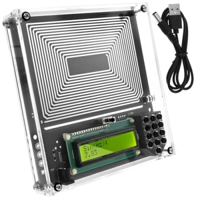 Afbeelding van Schumann Waves Resonantie Generator 0.01Hz tot 30000Hz Verstelbare Sinus, Vierkante en Omgekeerde Golfgenerator 7.83Hz Ultra Lage Frequentie met Stofkap voor Ontspanning (zwart)