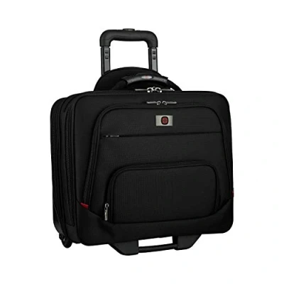 Afbeelding van Wenger 605978 SPHERIA 16 Inch Wheeled Laptop Case, Padded Compartment and Overnight in Black (24 Litre)