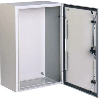 Afbeelding van Schneider electric spacial lege schakelkast staal 1 slot deur hxbxd 400x400x200mm grijs ral7035 poedercoating ip66 ik10 nsys3dex4420