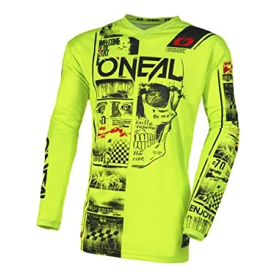 Afbeelding van Oneal Element Attack Motocross Jersey voor kinderen, Neon geel/zwart, 13 14 Jaar