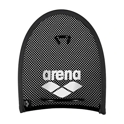 Afbeelding van arena 1E554 Unisex Zwemmen Competitie Trainingshulp Hand Paddles Mesh voor krachttraining, Zwart Zilver (55), M
