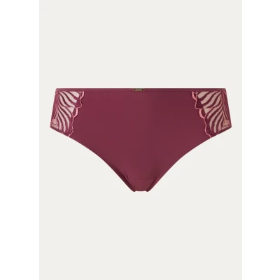Afbeelding van Chantelle dames Slip met borduring in de kleur Bordeauxrood, maat: 36