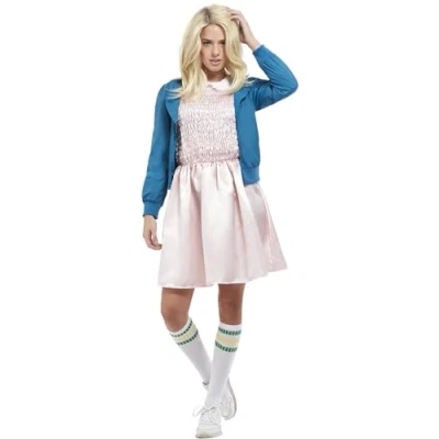 Afbeelding van Smiffys 80&#039;s vreemd meisje kostuum