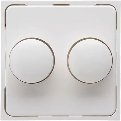 Afbeelding van Kopp HK07 WIT afdekplaat + knop DUO dimmer 4622035