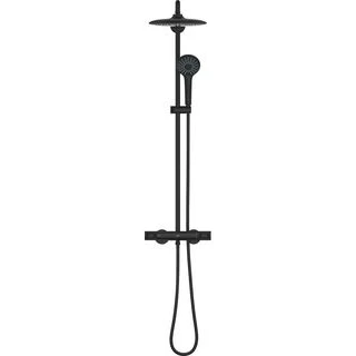 Afbeelding van Grohe euphoria 260 douchesysteem cooltouch 9 5 l m phantom black 27615kf2