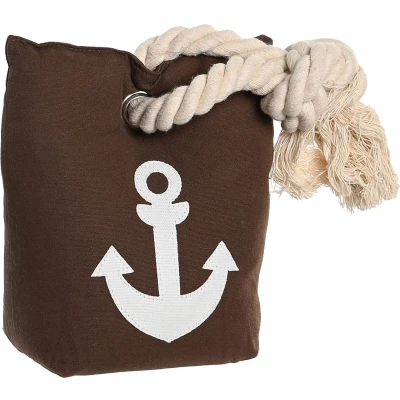 Afbeelding van Items Deurstopper Anker Blok 1 kilo gewicht met oppak lus bruin 13 x 20 cm Deurstoppers