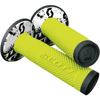 Afbeelding van Scott 2023 SX Handvaten + Donuts Zwart / Fluor Geel