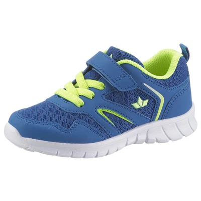 Afbeelding van LICO Sneakers Skip VS uniseks kind Laag , Blauw / limoen 33 EU