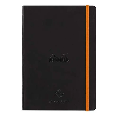 Afbeelding van Clairefontaine 117181C notitieboek Rhodium Perpetual zwart.