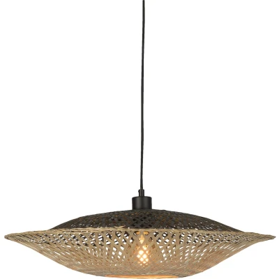 Afbeelding van GOOD&amp;MOJO Hanglamp Kalimantan Bamboe Ø44cm Bruin