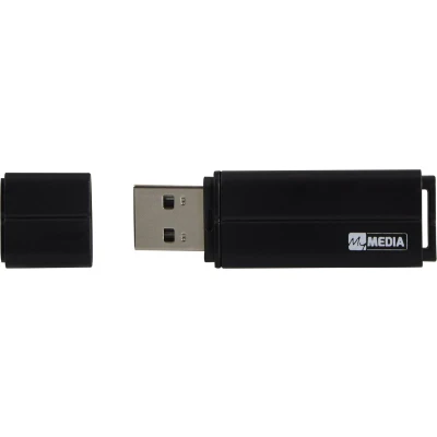 Afbeelding van Mymedia USB 2.0 stick 16GB, zwarte blisterverpakking