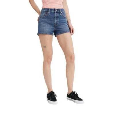 Afbeelding van Levi&#039;s 501 Original Jeansshort, Dames, Maat: 23, Broken midnight