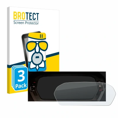 Afbeelding van BROTECT Screenprotector voor Audi A3 2023 Virtual cockpit Folie Beschermfolie Beschermglas matte (3 Stuks)