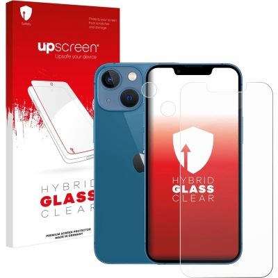 Afbeelding van upscreen Screenprotector voor Apple iPhone 13 mini (Voor+Camera) Folie Beschermfolie Beschermglas transparant
