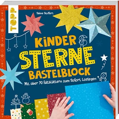 Afbeelding van Kinder Sterne Bastelblock: Mit über 70 Faltblättern zum sofort Loslegen