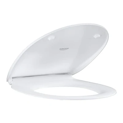 Afbeelding van GROHE Bau keramische toiletzitting met softclose slim 39923900, alpenwit, 1 stuk