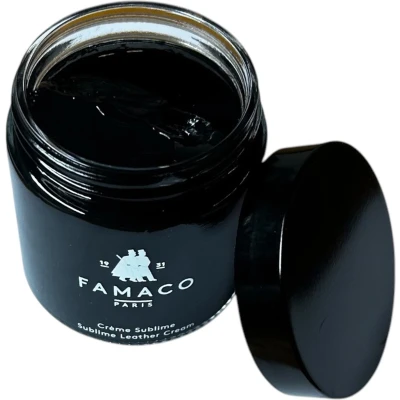 Afbeelding van Famaco 1931 Sublime Creme Schoencrème 300 Black / Noir 100 ml