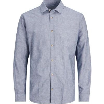 Afbeelding van Jack &amp; Jones Premium Jjesummer Overhemd, Heren, Maat: XL, Faded denim