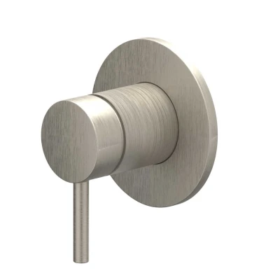 Afbeelding van IVY Bond afbouwdeel inbouwmengkraan Geborsteld Nikkel PVD Minimalistisch design