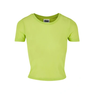 Afbeelding van Urban Classics Tshirt basic, Dames, Maat: Large, Frozenyellow