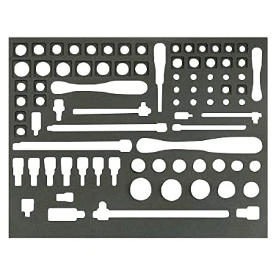 Afbeelding van Bahco Foaminlay Fit&amp;Go 1/3 met doppen 1/2&quot; 13 delig FF1E2501