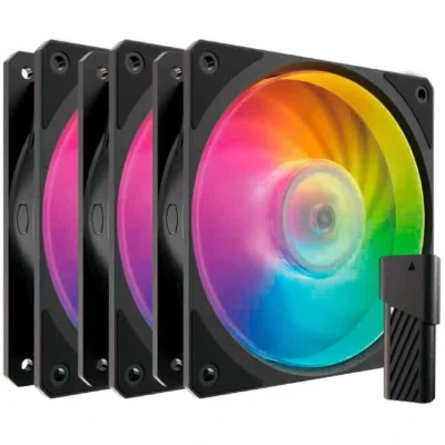 Afbeelding van CoolerMaster Mobius 120P ARGB 3 Pack Fan Kit