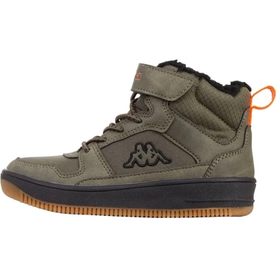 Afbeelding van Kappa unisex kindersneaker winterschoenen gevoerd stijlcode 260991K 3111 groen
