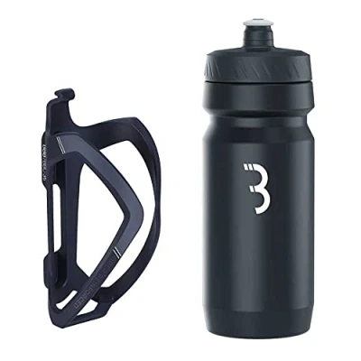 Afbeelding van BBB Cycling FlexCage Lichtgewicht Bidonhouder met Bidon 550ml Zwart / Wit Racefiets &amp; Mountainbike Drinkbushouder Fiets BBC 36C