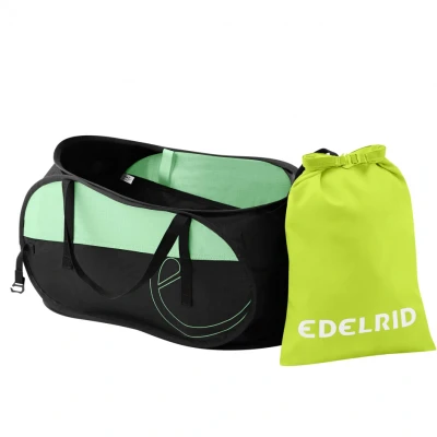 Afbeelding van Edelrid Spring Bag 30 is een vouwbare touwtas in meerdere kleuren Mint blauw