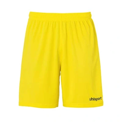 Afbeelding van Uhlsport Center Basic Short Heren Geel / Zwart Maat: M