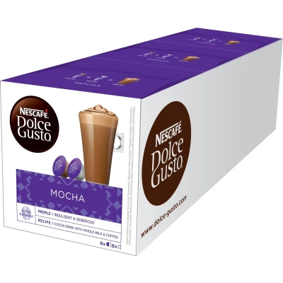 Afbeelding van NESCAFÉ Dolce Gusto Mocha capsules 48 koffiecups voor 24 koppen koffie