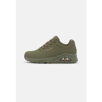 Afbeelding van Skechers Sport UNO Sneakers laag, Dames, Maat: 37, Olive Hoogwaardig imitatieleer