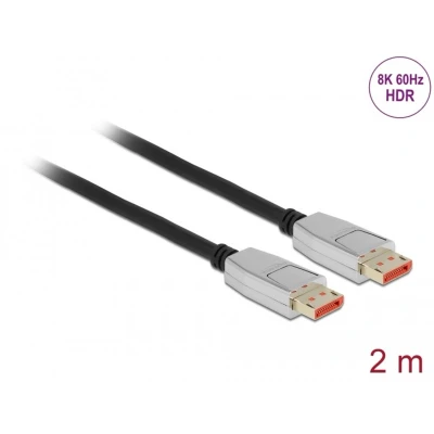 Afbeelding van Delock DisplayPort Kabel 8K 60 Hz 2 m