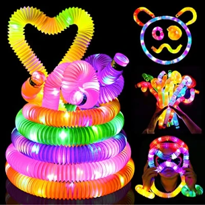 Afbeelding van EUCOCO cadeau idee voor kinderverjaardag, 4, 5, 6, 7, 8, 9, 10 jaar, meisjes, lichtstokken, speelgoed vanaf 5 jongens, breeklichten, partyset, eerste schooldag, gastgeschenken