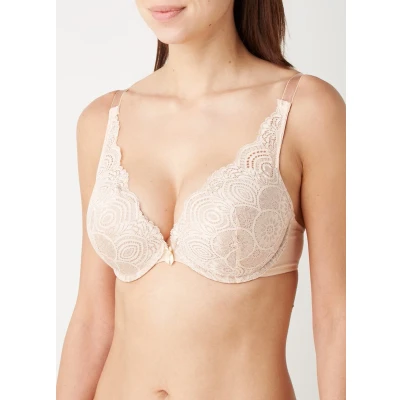 Afbeelding van WONDERBRA model Refined Glamour push up bh met kant ivoor 70G