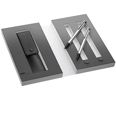 Afbeelding van LAMY Logo Geschenkset Balpen Vulpotlood Roestvrij edelstaal.