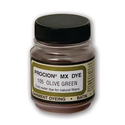 Afbeelding van Jacquard Producten olijfgroen Procion kleurstof, acryl, meerkleurig