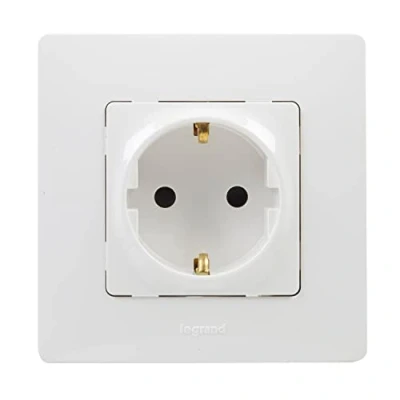 Afbeelding van Legrand 396434 NL 2P+T BL Monoblock stopcontact, wit, enkel