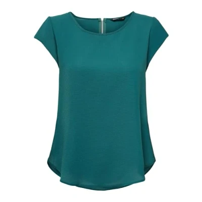 Afbeelding van ONLY Onlvic Solid Blouse, Dames, Maat: 36, Deep teal