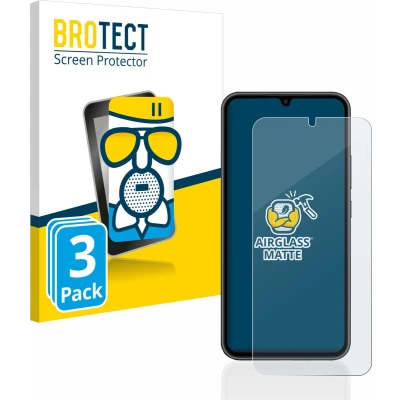 Afbeelding van BROTECT Screenprotector voor Samsung Galaxy A34 5G Folie Beschermfolie Beschermglas matte (3 Stuks)