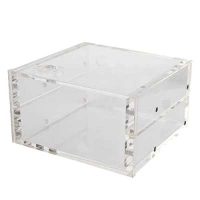 Afbeelding van 1.25l PC watertank, watergekoelde tank acryl watertank koeler waterkoeling CPU waterblok koelsysteem PC.