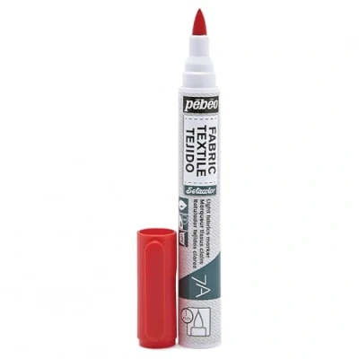 Afbeelding van 7A Light Fabric Marker Red