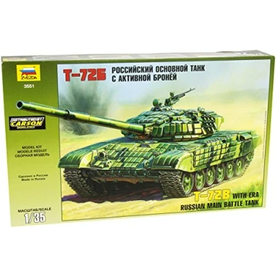 Afbeelding van Zvezda T 72 W/era (Zve3551) modelbouwsets, hobbybouwspeelgoed voor kinderen, modelverf en accessoires