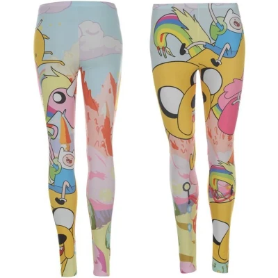 Afbeelding van Adventure Time All Over Print Legging Large